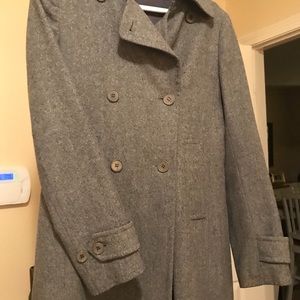 Theory wool dress coat